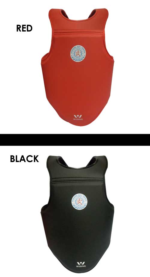 WESING<BR>WUSHU SANDA<BR>CHEST PROTECTOR<BR>(MALE COMPETITION)